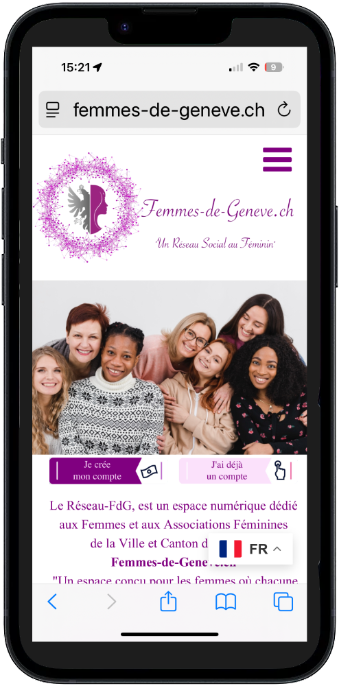 Femmes de Genève sur Iphone