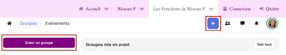 reseau f groupe aide 2