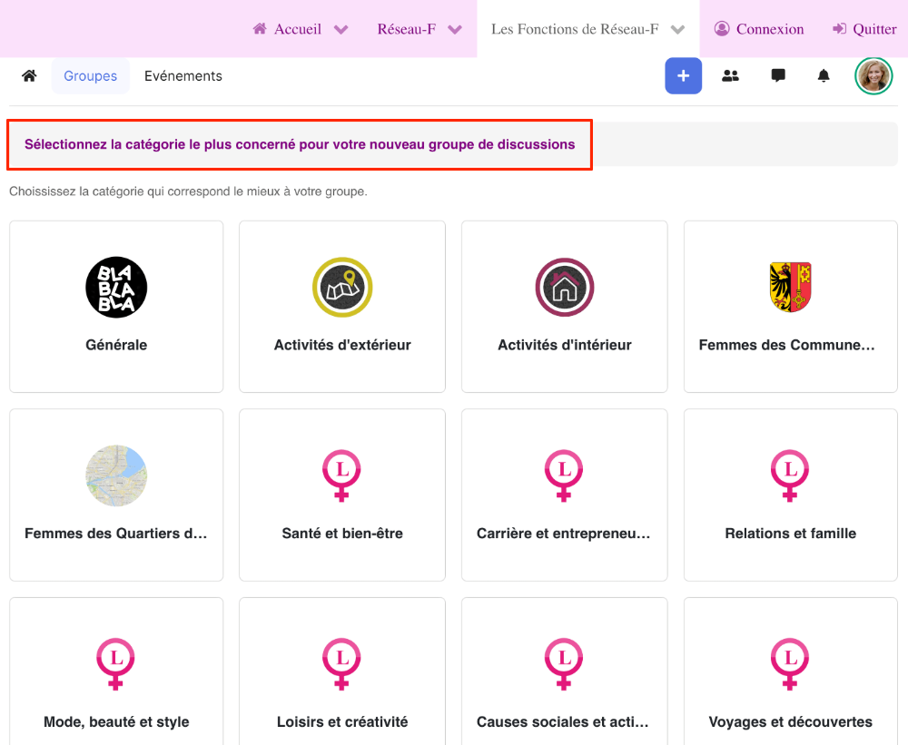 reseau f groupe aide 3